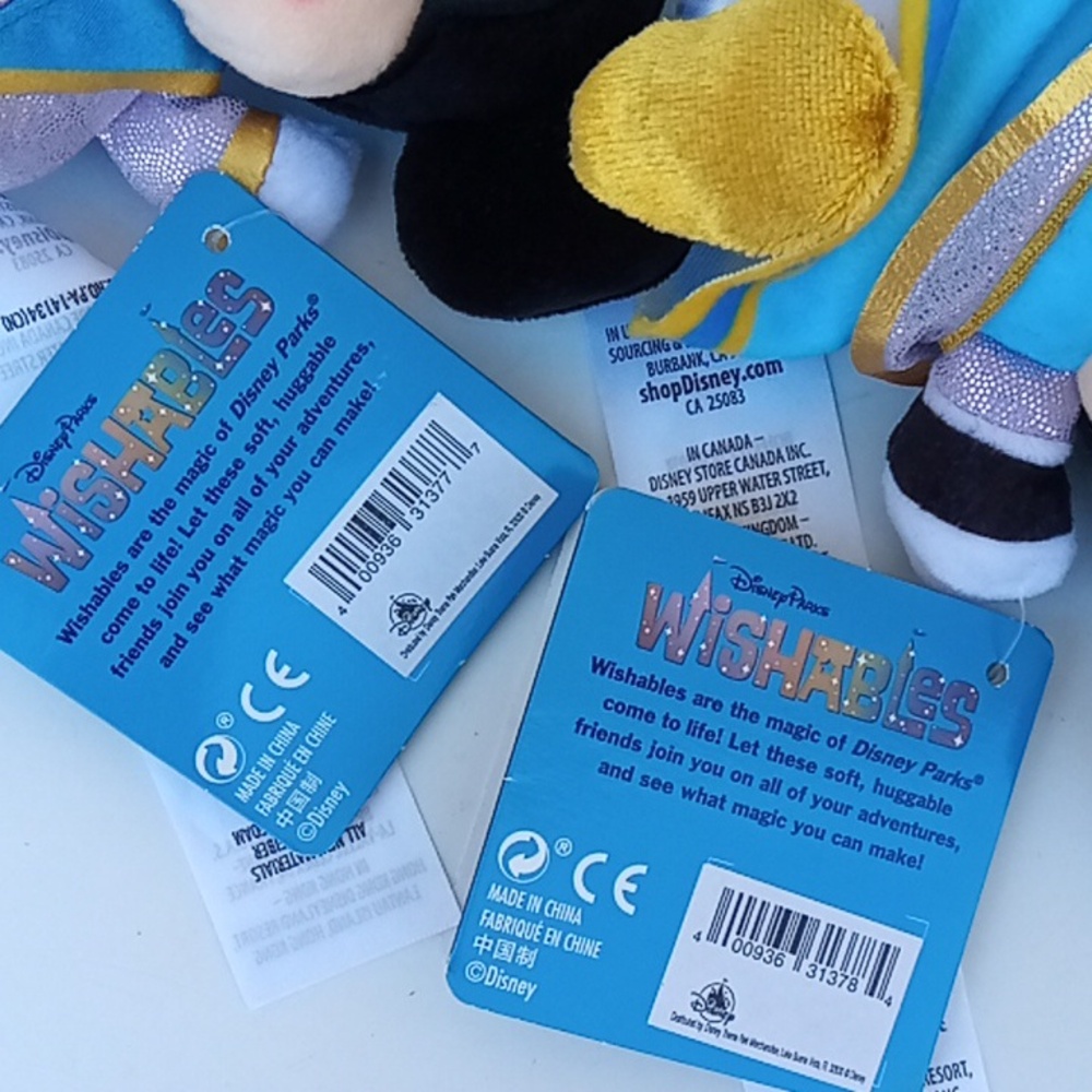 Disney Parks Wishable 50th Anniversary Minnie And Mickey Mouse Plushies - Picture 5 of 16
